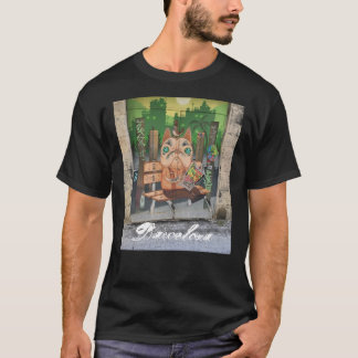 Barcelona-Straßen-Graffiti T-Shirt