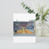 Barcelona Street Art Postkarte (Stehend Vorderseite)