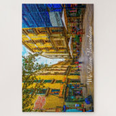 Barcelona Street Scene. Jigsaw Puzzle (Vertikal)
