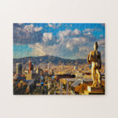 Barcelona Street Scene. Puzzle (Horizontal)