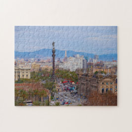 Barcelona Street Scene. Puzzle