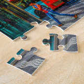 Barcelona Street Scene. Puzzle (Seite)