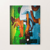 Barcelona Street Scene. Puzzle (Vertikal)