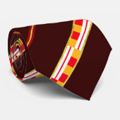 Barcelona stripes Flagge Krawatte (Gerollt)