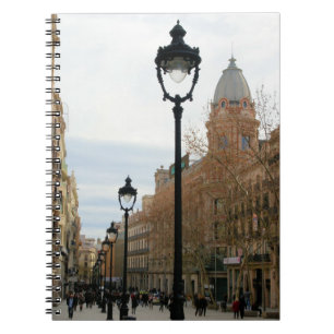 Barcelona Stroll - Portal del Angel Notebook Notizblock
