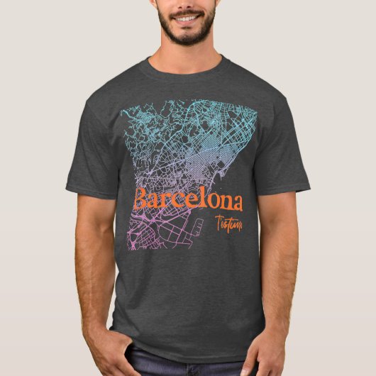 Barcelona Testimo I Liebe Sie in Katalonien Spanie T-Shirt (Vorderseite)