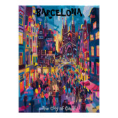 Barcelona: The City of Gaudí - Arte Contemporáneo Poster (Vorderseite)