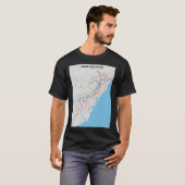 Barcelona Transit Map T-Shirt (Vorne ganz)