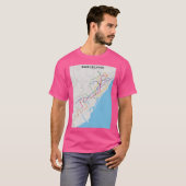 Barcelona Transit Map T-Shirt (Vorne ganz)