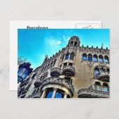 Barcelona Unbenannt Postkarte (Vorne/Hinten)