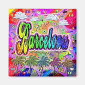 Barcelona Vista Express Magnet (Vorne)