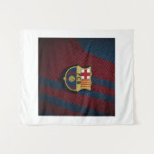 Barcelona Wandteppich (Vorderseite (Horizontal))