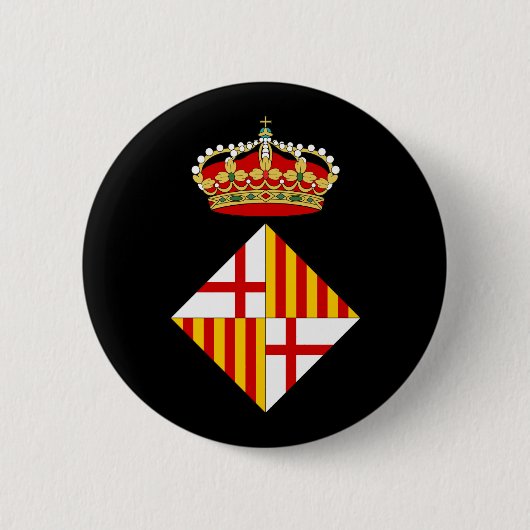 Barcelona-Wappen Button (Vorderseite)