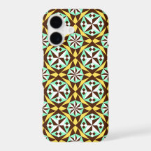 Barcelona-Zementfliese im Gelb, im Braun und im