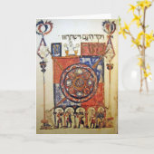 BarcelonaHaggada Karte (Gelbe Blume)