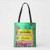 Barceloneta, Barcelona-Stil Tasche-Design 4 Tasche (Vorderseite)