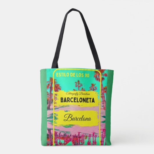 Barceloneta, Barcelona-Stil Tasche-Design 4 Tasche (Rückseite)