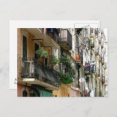 Barceloneta Postkarte (Vorne/Hinten)