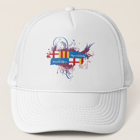 Barceloneta - Puerto Rico Truckerkappe (Vorderseite)