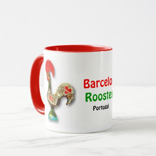Barcelos* Hahn-Tasse Tasse (Vorderseite Links)