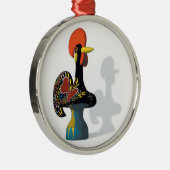 Barcelos Hahn-Verzierung Ornament Aus Metall (Rechts)