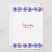 Barcelos Rooster Portugiesisches NationalEmblem Einladung (Rückseite)