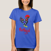 Barcelos Rooster Portugiesisches NationalEmblem T-Shirt (Vorderseite)