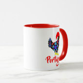Barcelos Rooster Portugiesisches NationalEmblem Tasse (VorderseiteRechts)