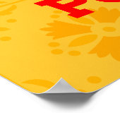 Barcelos Rooster Poster (Ecke)