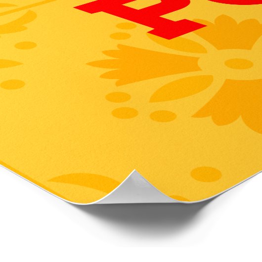 Barcelos Rooster Poster (Ecke)