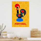 Barcelos Rooster Poster (Küche)