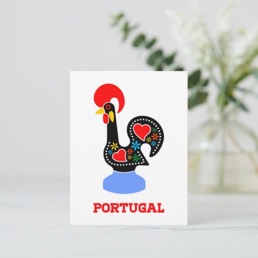 Barcelos Rooster Postkarte (Stehend Vorderseite)