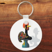 Barcelos Rooster Schlüsselanhänger (Vorderseite)