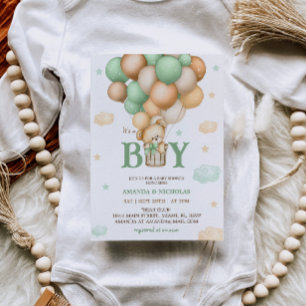 Bärchen-Baby-Party Einladung
