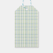 Bärchen-Baby-Party Junge Geschenkanhänger (Rückseite)