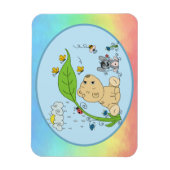 Bärchen im Regen Magnet (Vertikal)