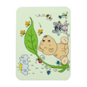 Bärchen im Regen Magnet (Vertikal)