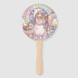 Bärchen Reverie Kawaii Astrologie Sternengucker Äs Fächer