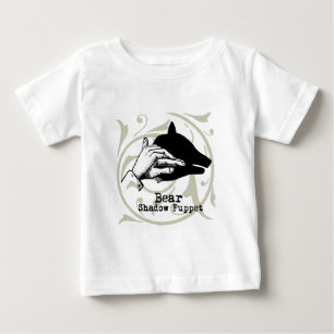 Bärchententakel-Handschatten-Puppe Vintage Baby T-shirt
