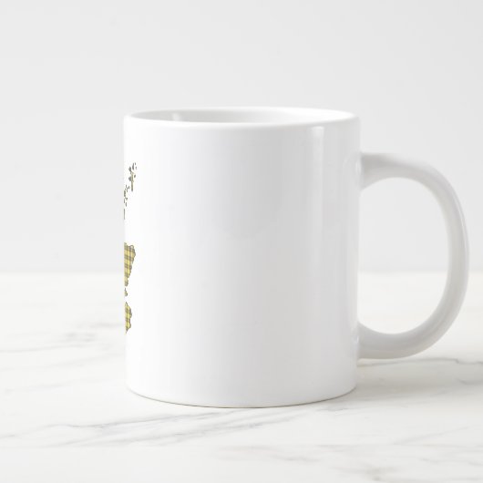 Barclay Clan Abzeichen Jumbo Tasse (Rechts)