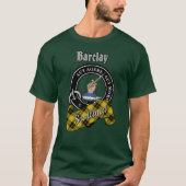 Barclay Clan Badge & Tartan T-Shirt (Vorderseite)