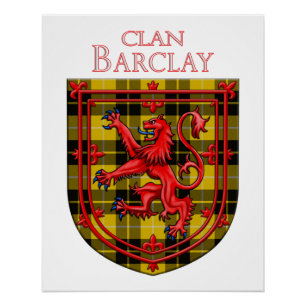 Barclay Dress Tartan Scottish Kariert Poster