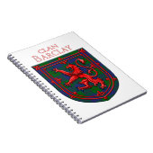 Barclay Hunting Tartan Scottish Kariert Notizblock (Rechte Seite)