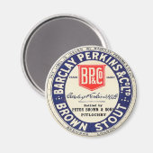 Barclay Perkins Brown Stout Magnet (Vorderseite/Rückseite)