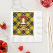 Barclay Personalisiert Tartan Christmas Serviette (Beispiel)