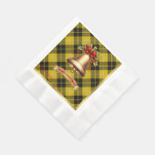 Barclay Personalisiert Tartan Christmas Serviette (Ecke)
