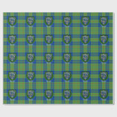 Barclay Schottischer Clan Tartan & Wappen Geschenkpapier (Flach)