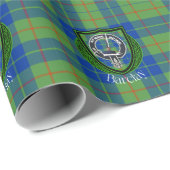 Barclay Schottischer Clan Tartan & Wappen Geschenkpapier (Rolleneckpunkt)