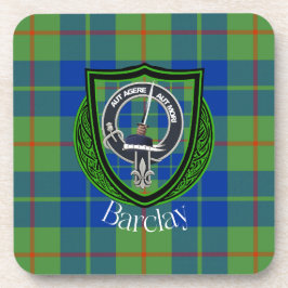 Barclay Schottischer Clan Tartan & Wappen Getränkeuntersetzer
