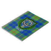 Barclay Scottish Clan Tartan & Crest Notizblock (Linke Seite)